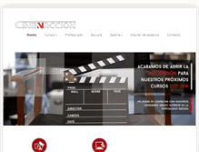 Tablet Screenshot of cinenaccion.com